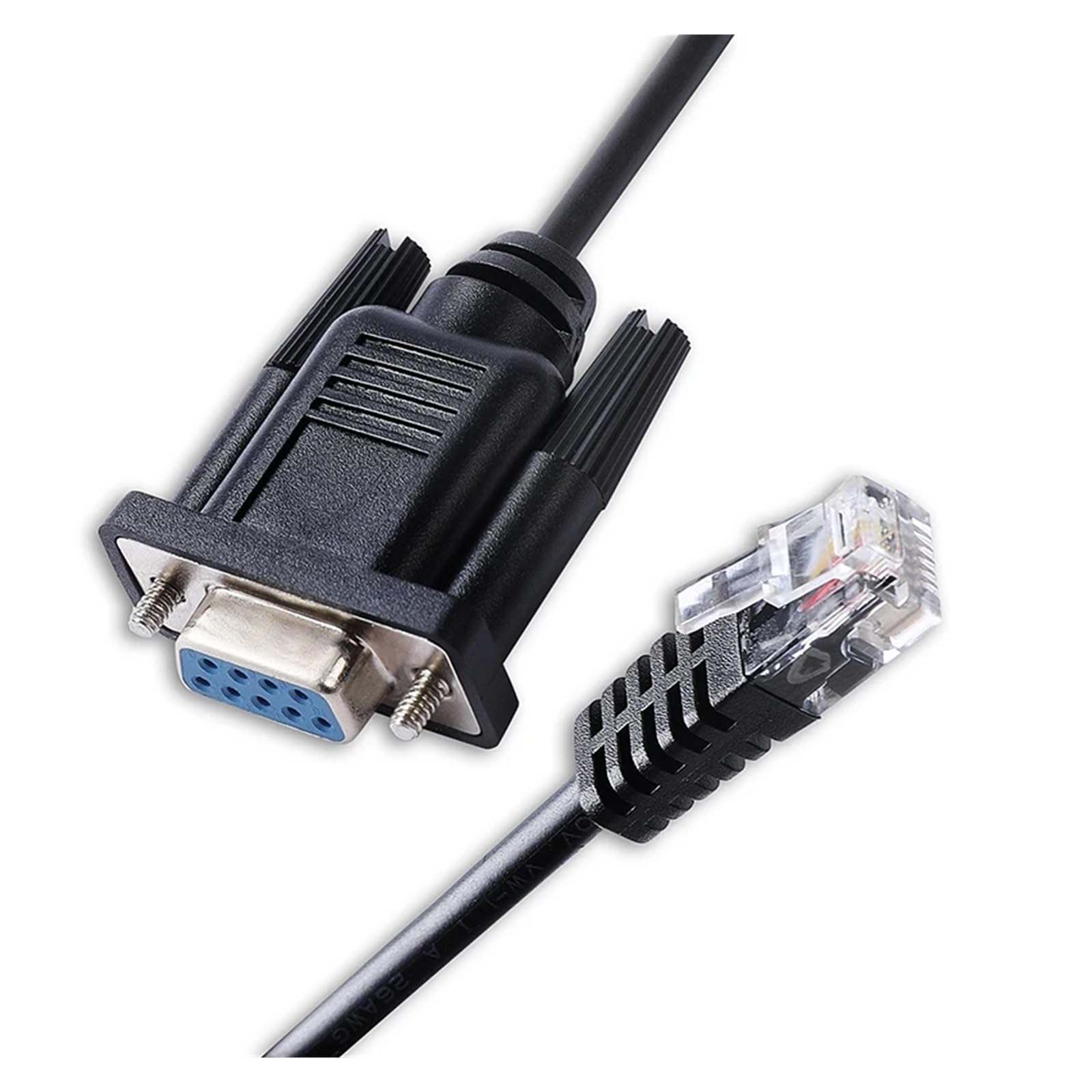 D-Sub 9 Pin DB9 Female to RJ11 6P6C Serial Cable for Ori-n Syn-can GoTo Hand Controller for PC Connection and Firmware Updating(1.8M)