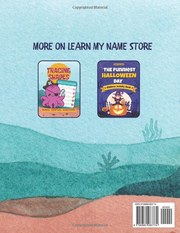 MY NAME IS SARAH | NAME TRACING WORKBOOK | LEARN TO WRITE MY NAME CUSTOMIZE: KIDS COLORING AND TRACING ACTIVITY BOOK | AMAZING MERMAID COLORING ... PAGES | ENCOURAGE LEARNING IN PRESCHOOLERS image 3