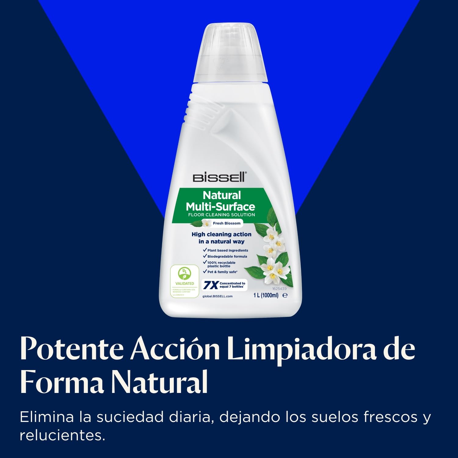 Bissell CrossWave HF2, Aspiradora de Mano con Cable, Aspirado y Mopa en un Solo Paso, Escoba Aspiradora Vertical Ligera, Vacuum Cleaner Potente, Aspiradora de Agua, Solo para Suelos Duros, 3845N