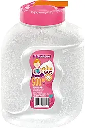 Sanremo - Garrafa Plástica Infantil com Bico Valvulado de 500ml, Linha Gole Gut