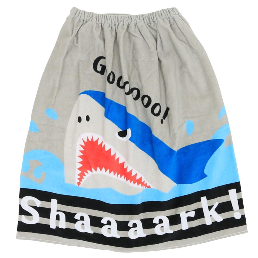 プールタオル キッズ巻きタオル【約60cm丈】ラップタオル プール ペンギン