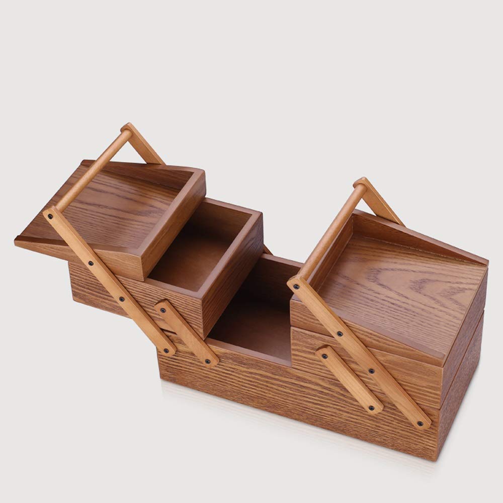 Huge Leather Jewelry Box/Case/Storage Jewelry Organizer Box Wooden Jewelry Box Cosmetic Case Portable Necklace Hand Ornament Box Jewelry Box