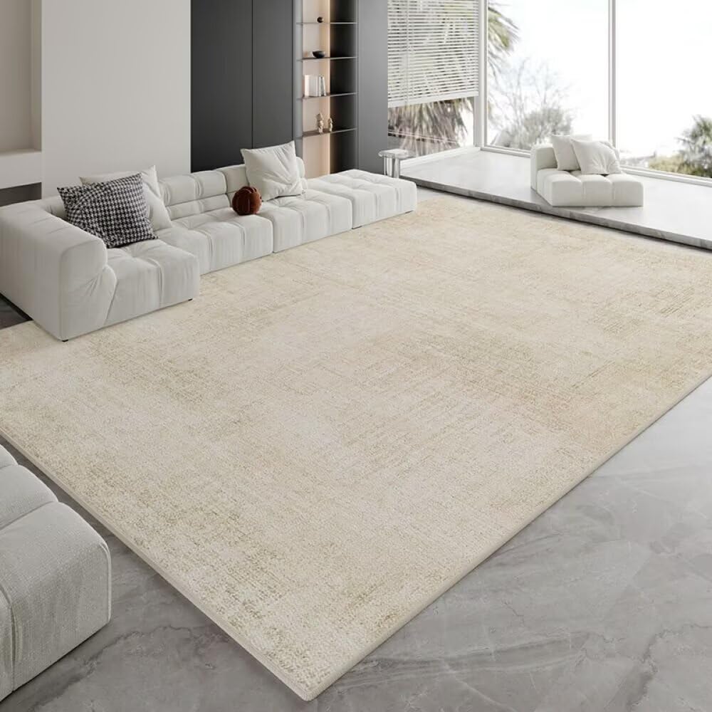Tapis de salon 90x160 clair tapis poil court entrée intérieur grand format