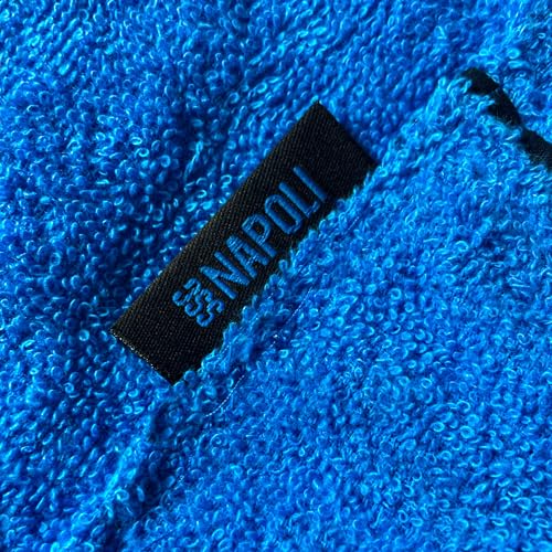 hermet Uni Accappatoio Microspugna Adulto Napoli Bademantel, hellblau, XXL