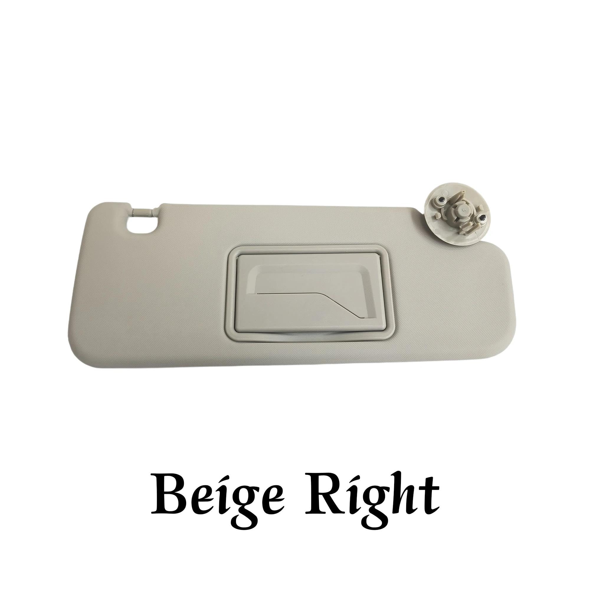 Tendine Parasole Auto Pannello parasole anteriore per Chevy per Cruze per Sonic per Spark per Aveo 2010-2021 Parasole Parabrezza(Beige Right)
