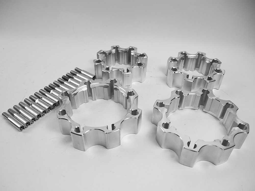 Spurplatten Ersatzteil für/kompatibel mit YFS 200 Blaster Spurverbreiterung Komplettset vorne und hinten