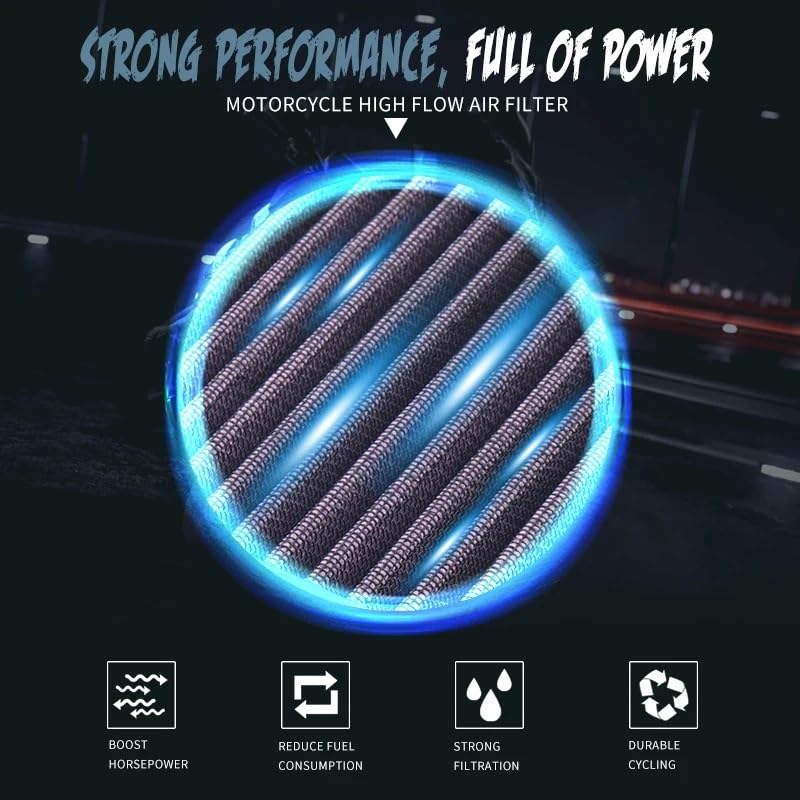 Filtro de aire lavable BM-8518 compatible con HFA7801 para motos BMW F750GS y F900R 4