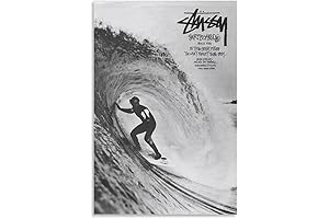 Stussy Surf Retro Posters Room Aesthetic Poster