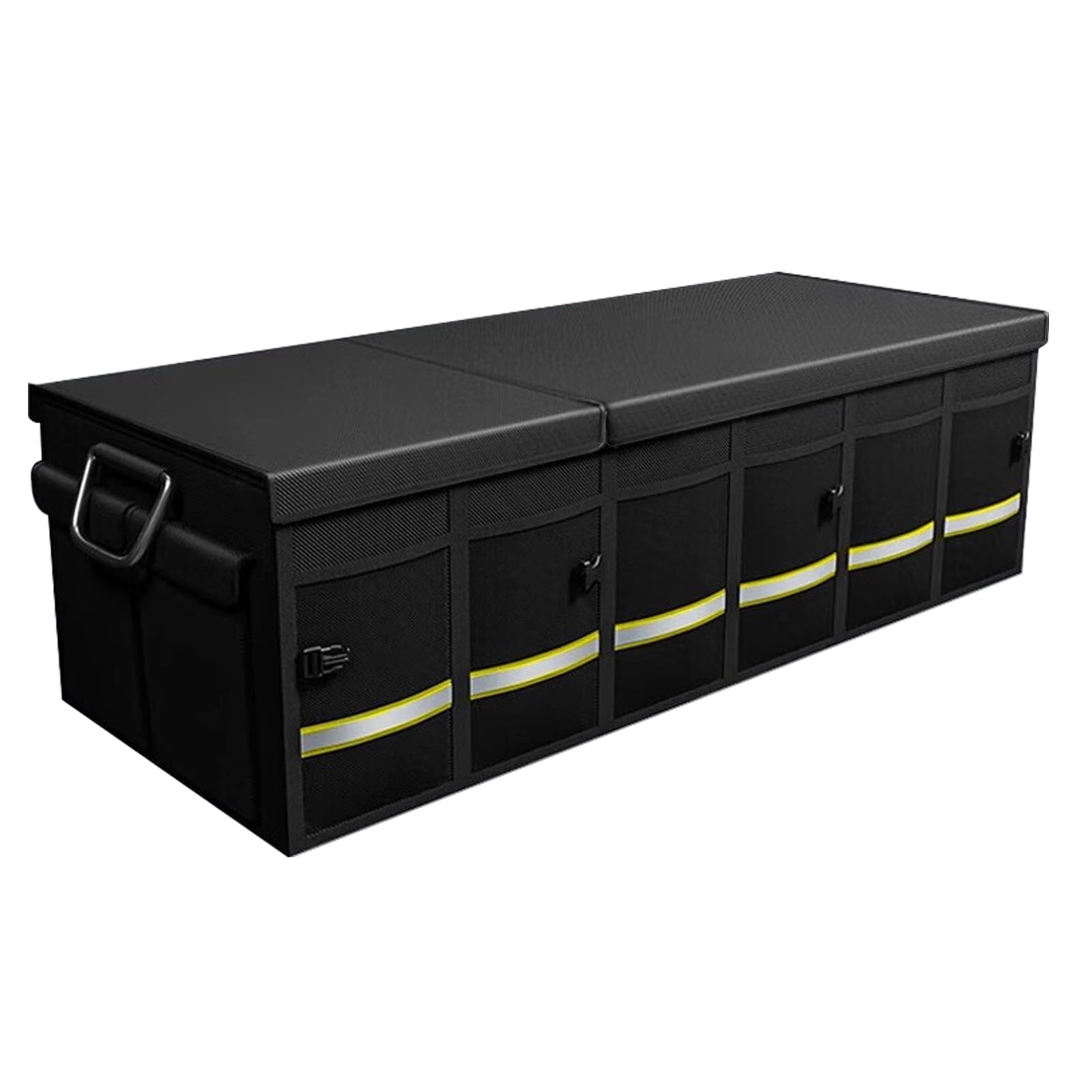 Accesorios para el hogar, Organizador de Maletero Impermeable, Grande, Plegable, Base Antideslizante, para Coche, Negro (L: 60/90 cm)