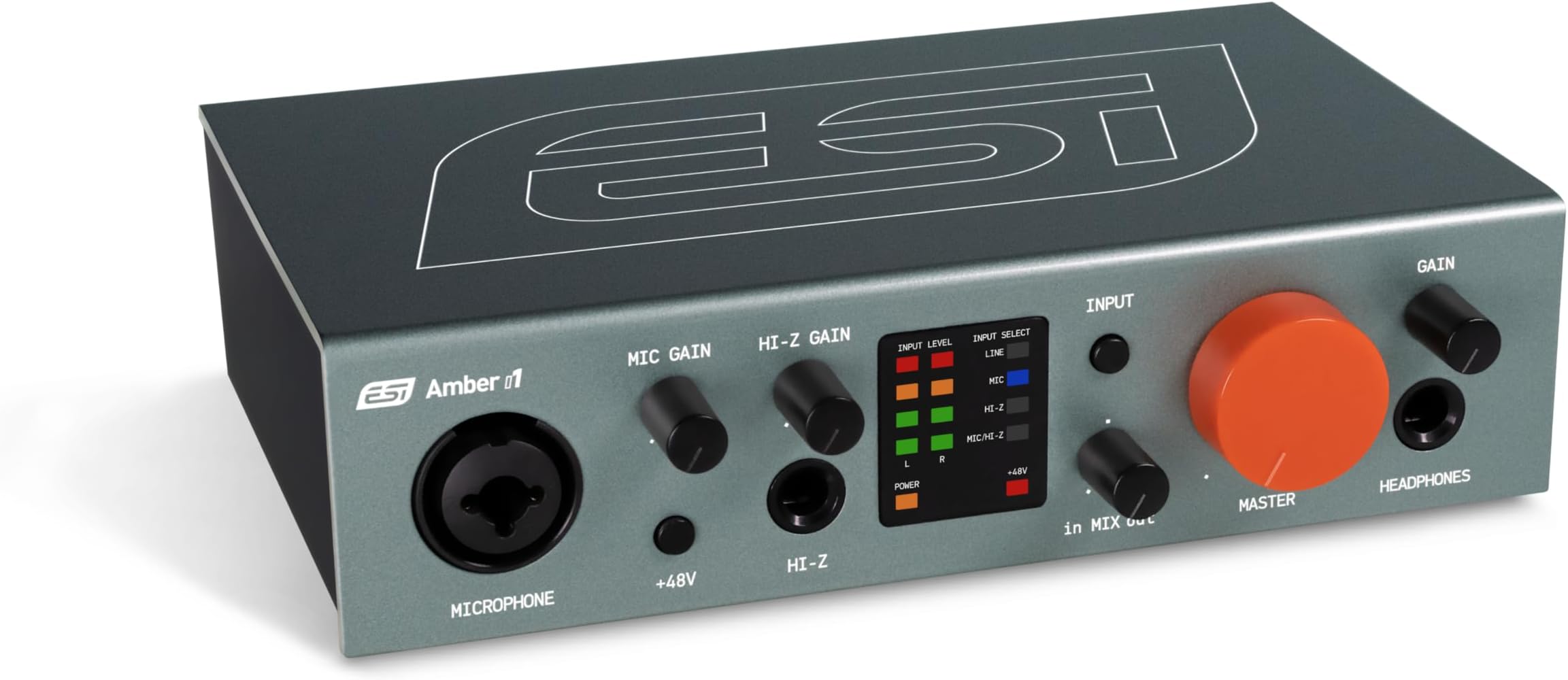 Amber i1 Professional 24-bit / 192 kHz USB Audio Interface with 2 Inputs and 2 Outputs