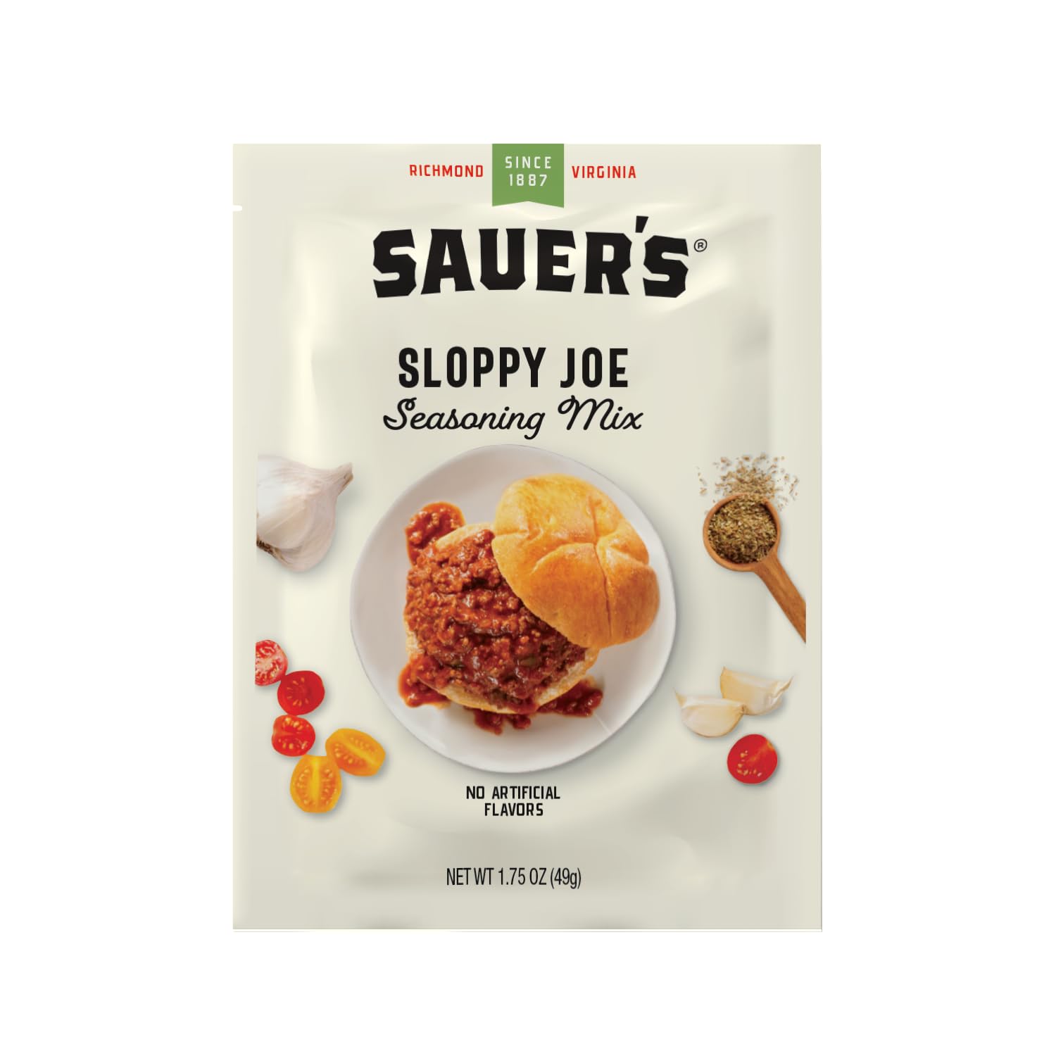 Sauer's Sloppy Joes Seasoning, 1.75 Ounce (Pack of 1)