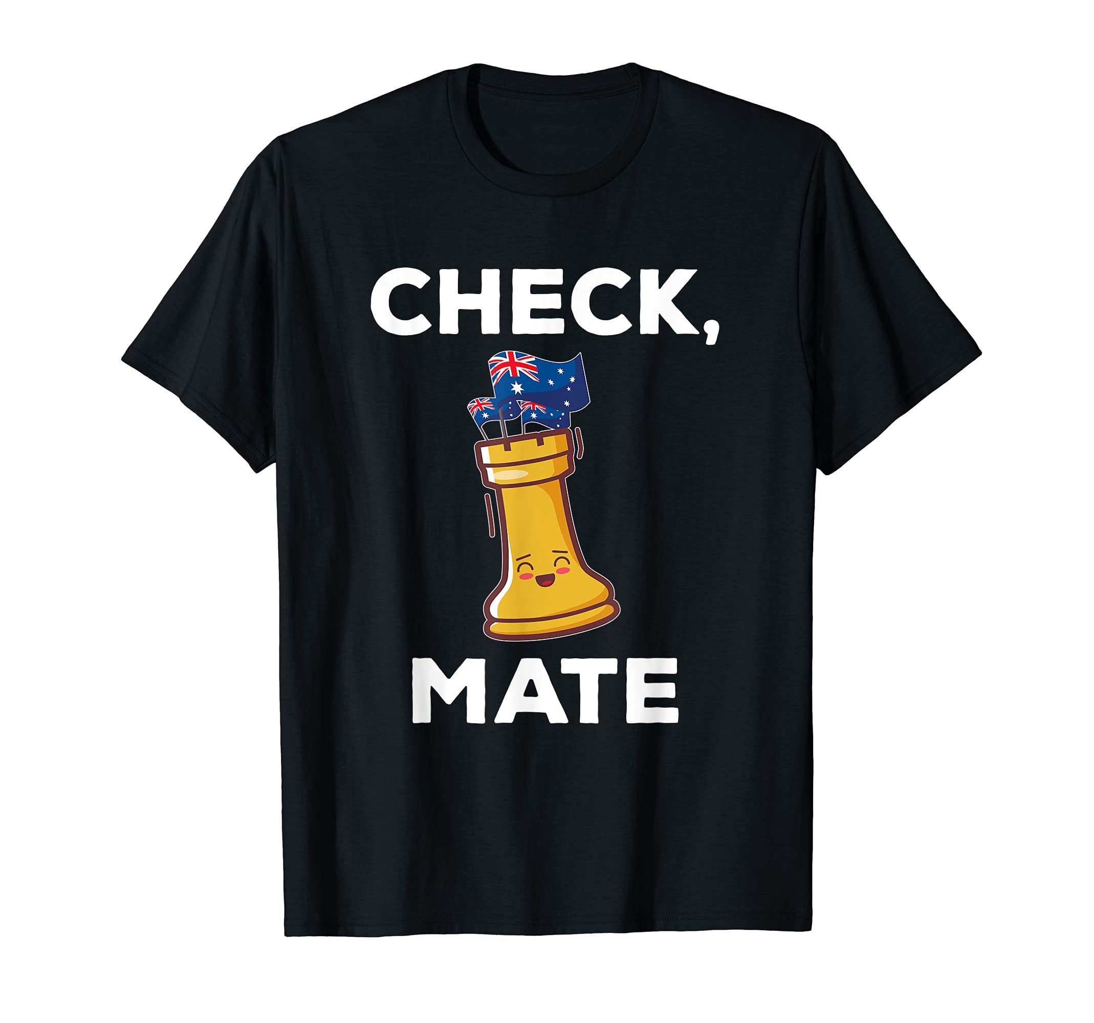 Kawaii cute chess pieces design for chess players Quote Pun T-Shirt