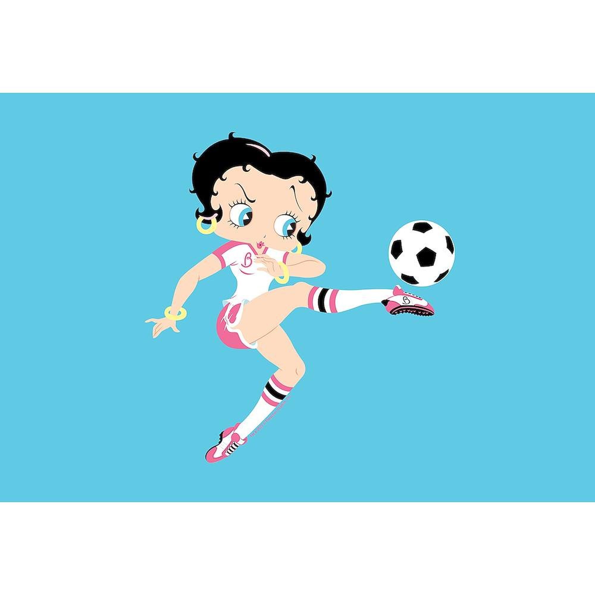 CafePress Betty Boop Soccer Girl Standard Size Pillowcase, Lumbar Pillow Cover Microfiber