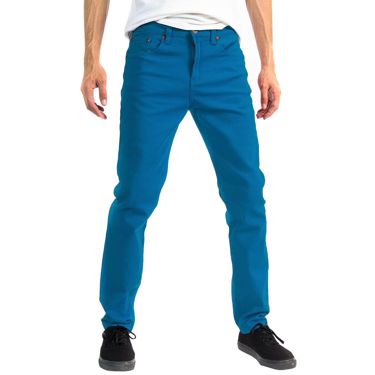 Alta Men Designer Fashion Slim Skinny Fit Stretch Denim Jeans Pants - Picture 25 of 25