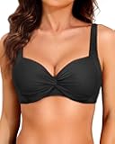 Women Underwire Bikini Top - 2025 Push Up Swimsuit Tops Padded Bra Bathing Suit