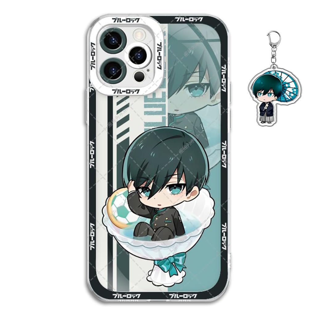 Amazon.com: SodaMeow Blue Lock Phone Case Compatible with iPhone