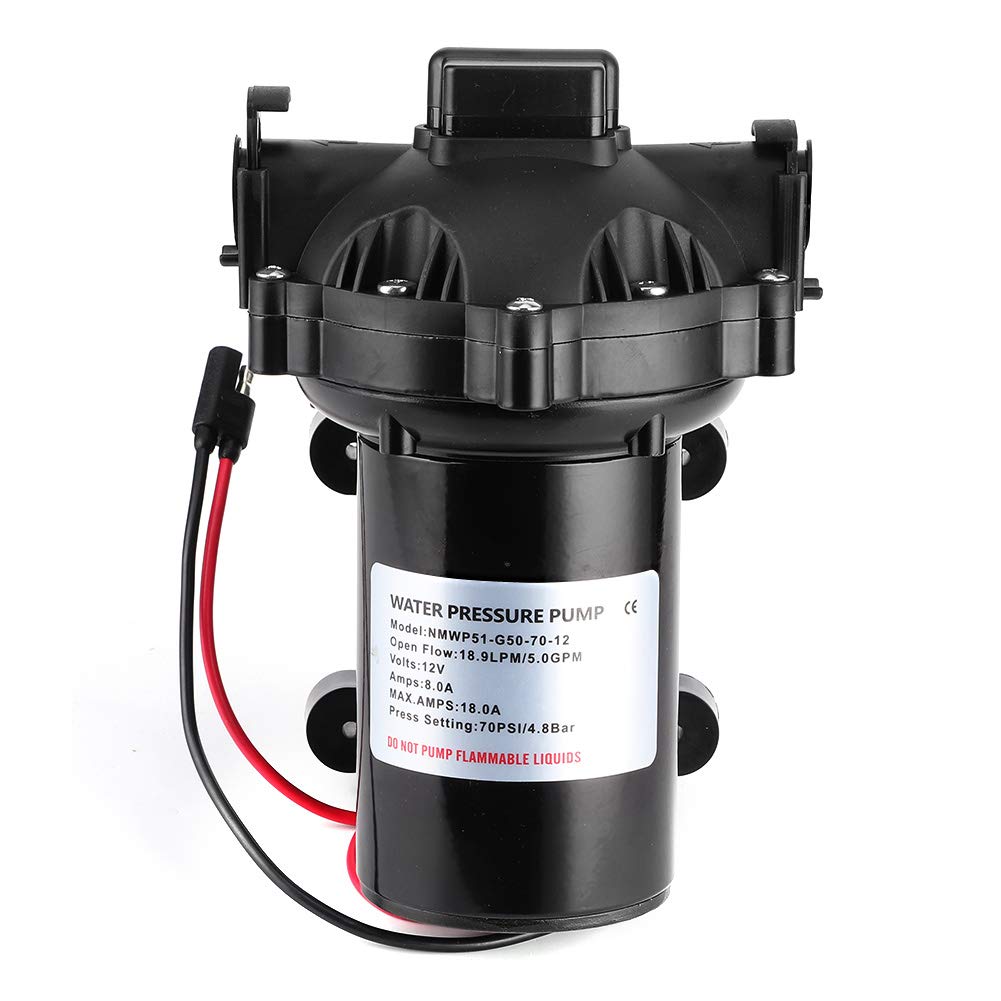 Zestaw Pompy o Wysokim Przepływie do łodzi RV Marine Maddown Cleaning 12V świeży Przepływ Wody Morskiej 5.0 GPM | Profesjonalny System Pompy do Mycia Pokładu