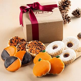 Gourmet Food Gift Baskets Frosted Flake Sugar Cookie Combo Assortment Food Gift Baskets For Women, Men, Dad, Mom, Him, Her By Dulcet Gift Baskets