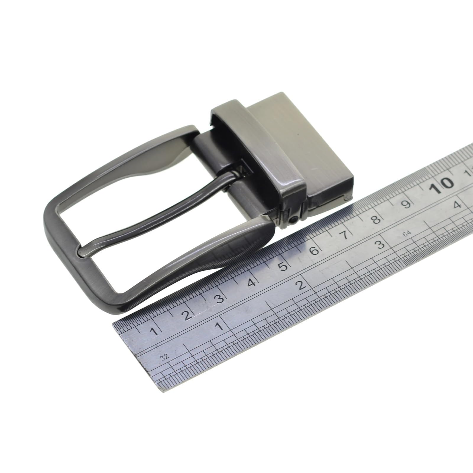 Cinturón de metal, Hebilla de cinturón segura con punta giratoria, bloqueo de pasador de aleación de Zinc, 4 Uds., for reemplazo de correa de 1,35 pulgadas