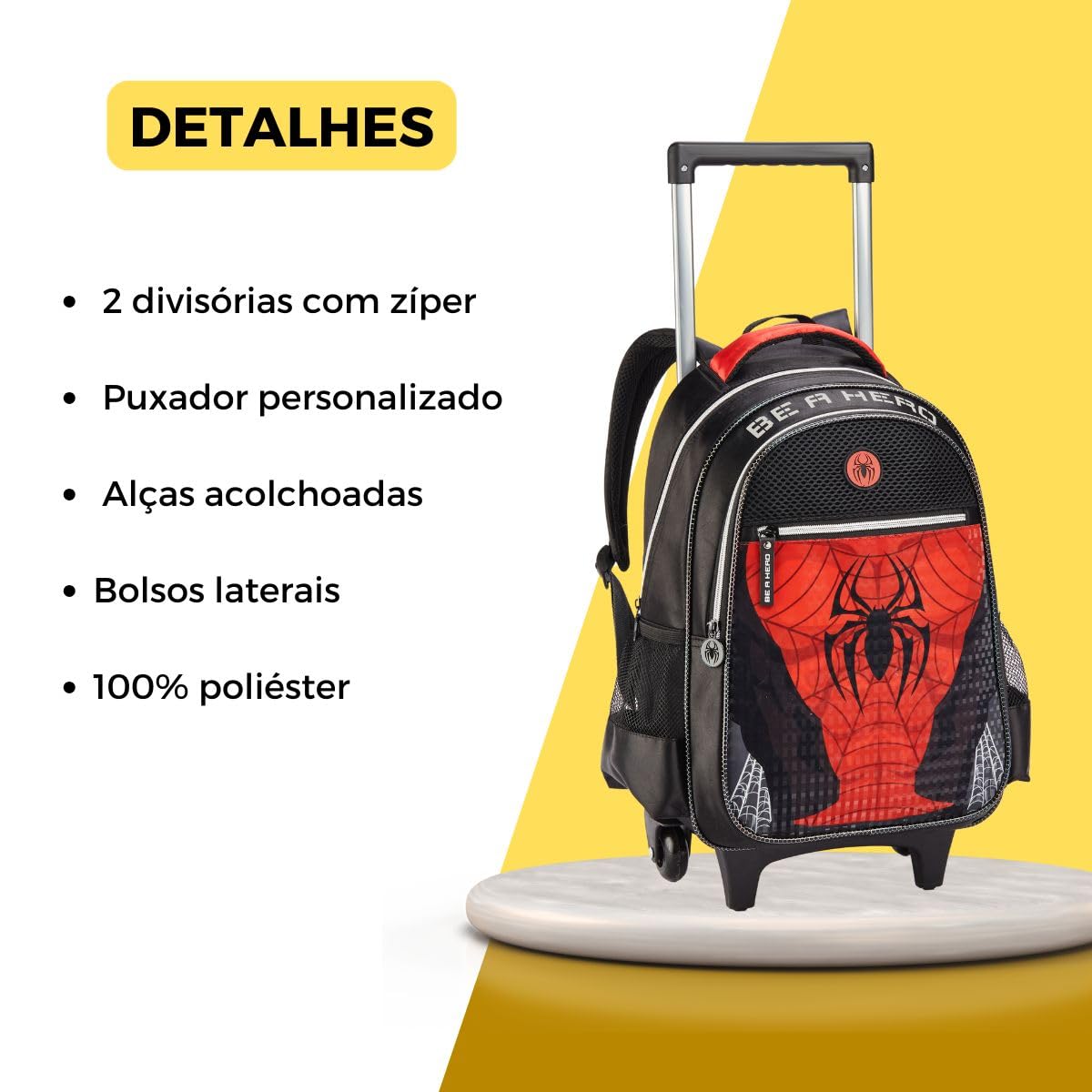 Kit Mochila Rodinha Para Meninos Super Aranha Escolar Spider em promoção! Veja a oferta e mais achadinhos de Mochilas escolares 3 Hoje é o melhor dia para comprar Kit Mochila Rodinha Para Meninos Super Aranha Escolar Spider com aquele preço maroto! Promoção! Aproveite a oferta! 3