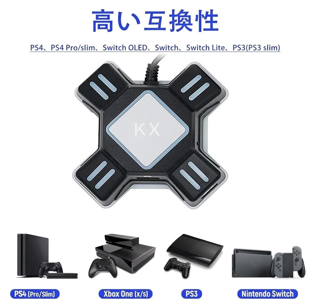 Amazon.co.jp: 【4点セット】片手ゲーミングキーボード マウス
