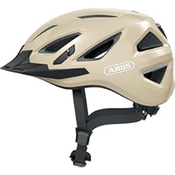 Casco De Ciclismo Mujer ABUS Urban-I 3.0 - Casco de bicicleta urbana moderno con luz trasera para transportarse en la ciudad - Para hombre y mujer