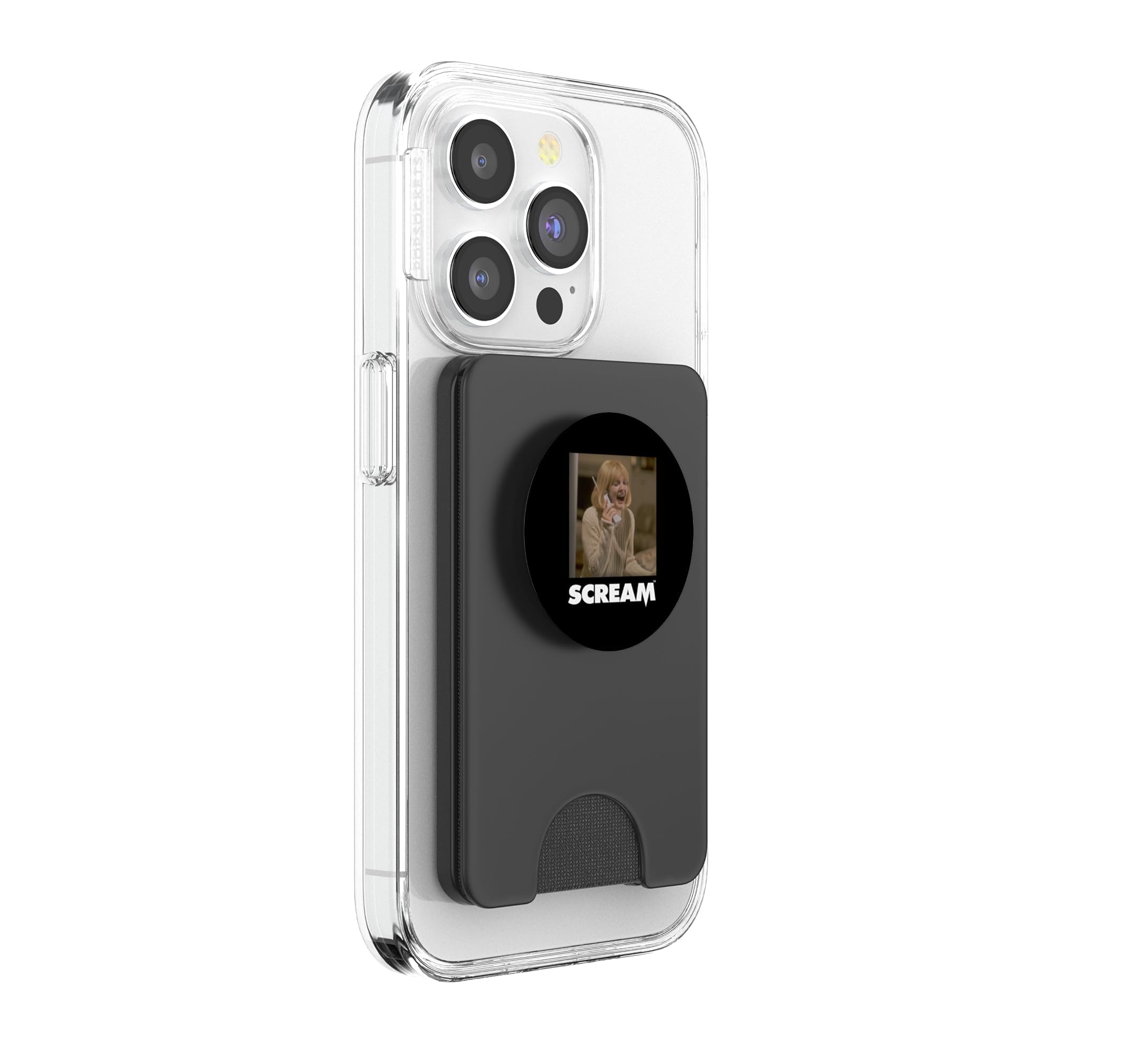 Scream Official Ghostface Classic Slasher - Película de Terror PopSockets PopWallet para MagSafe