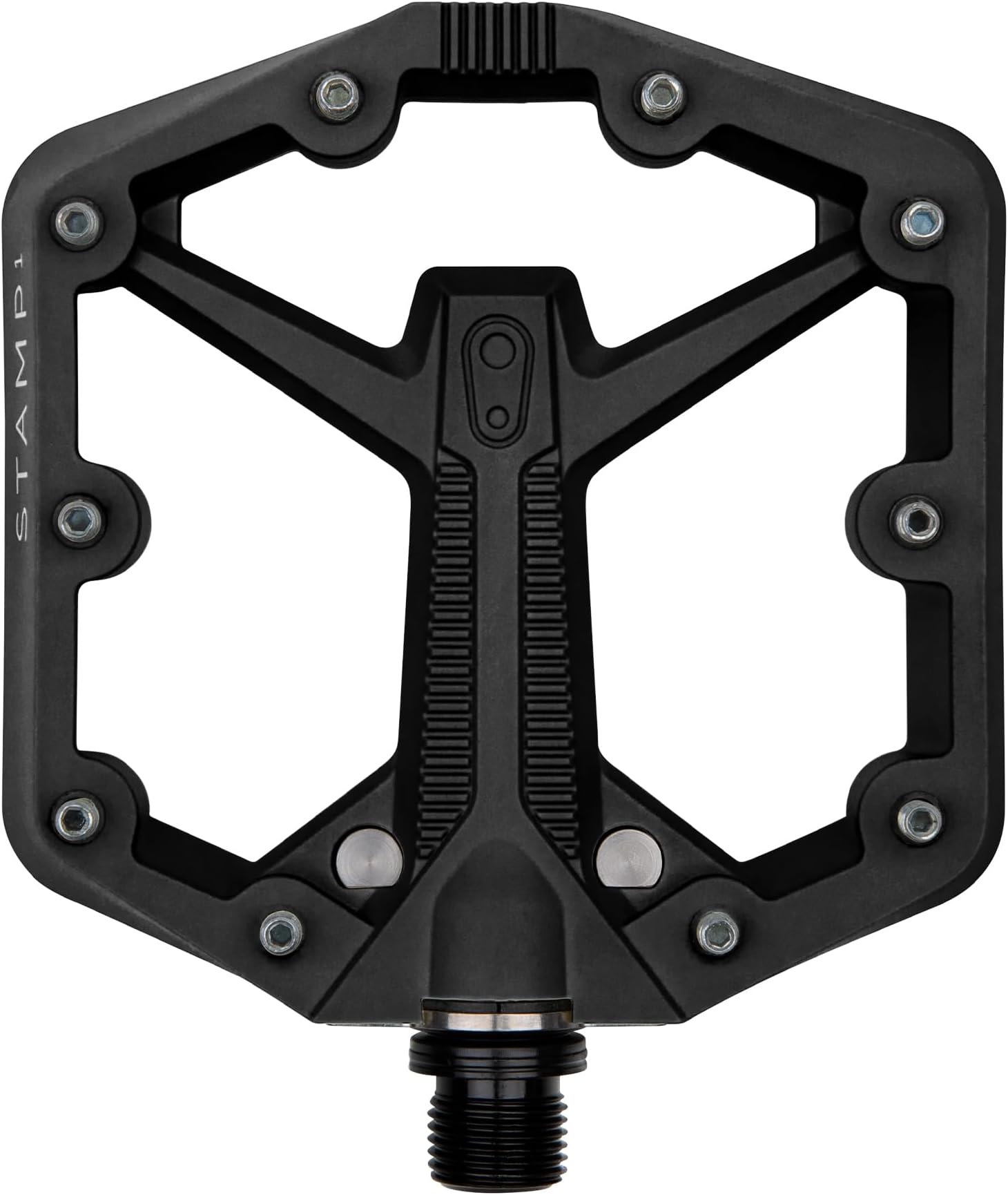 Crankbrothers Stamp Flat BMX/MTB Bike Pedal - Platform Bicycle Pedal, Minimal Profile, Adjustable Grip