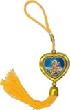 S,S Store Plastic Shiv Ji or Hanuman Car Mirror Hanging God Idol, Heart Shaped, Pack of 1