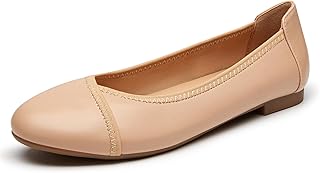 Flats for Women Mary Jane Shoes Women Round Toe Ballet Flats Dress Shoes Casual Comfortable PU Leather Slip on Loafers