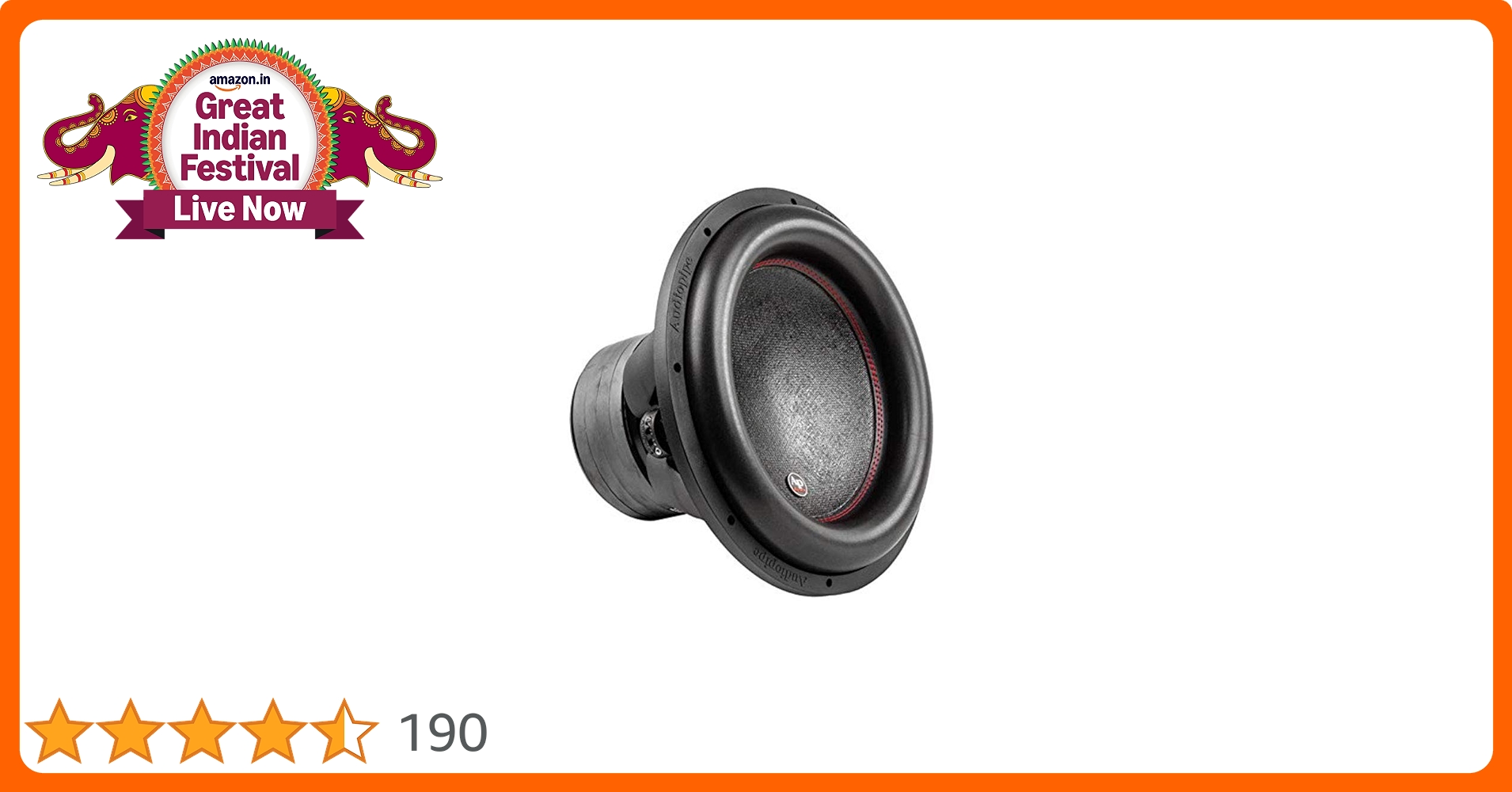 AudioPipe Sub-BDC4-15D2 15-Inch Subwoofer Dual 2 Ohm 1400 Watts RMS Car Audio AudioPipe Sub-BDC4-15D2 15-Inch Subwoofer Dual 2 Ohm 1400 Watts RMS Car Audio