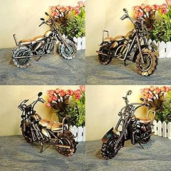 Amazon.co.jp: オールメタルのアメリカンバイクオブジェ 圧倒的存在感