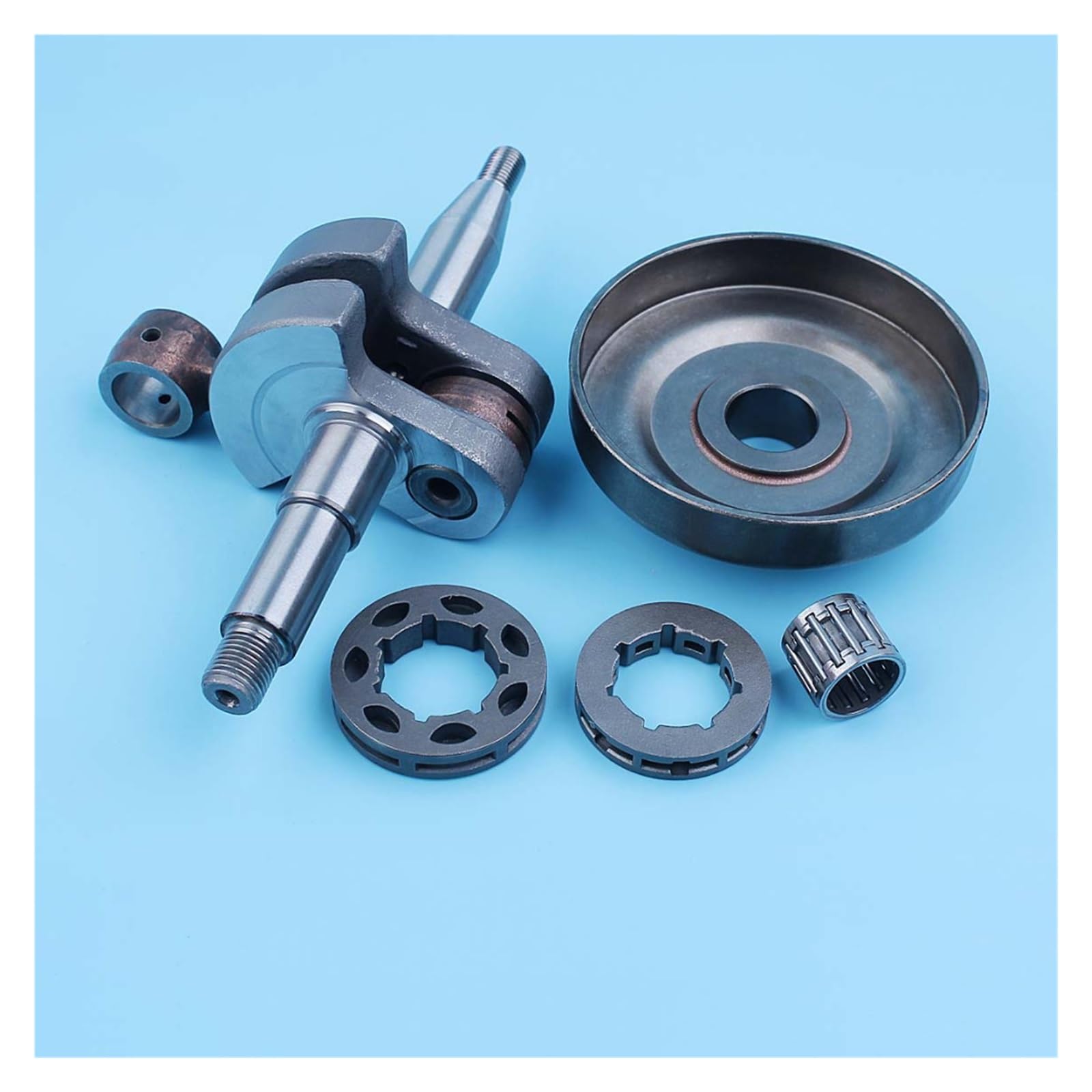 Cigüeñal embrague tambor rueda dentada llanta aguja cojinete Kit for Husqvarna 340 345 350 motosierra 503 85 80-71