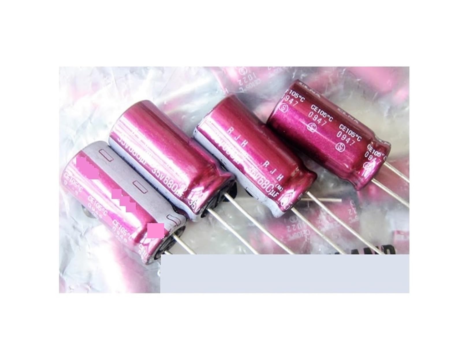 Condensateur électrolytique alu 35v 680uf lot de 30 pièces pour remplacement 470uf 12.5x25mm