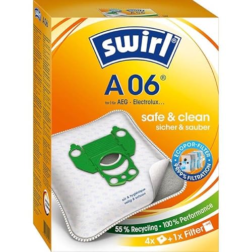 8 Original Swirl Staubsaugerbeutel A06 Cover