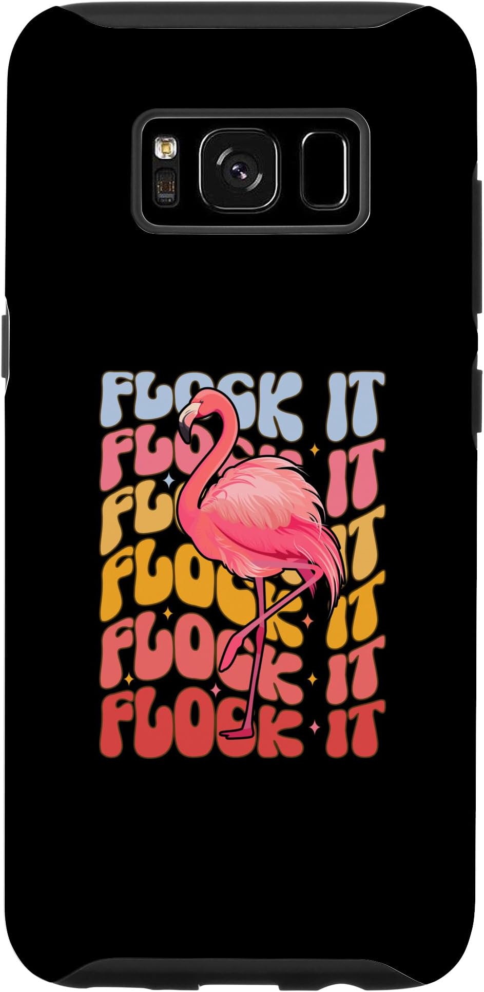 Galaxy S8 Flock It Funny Flamingo Case