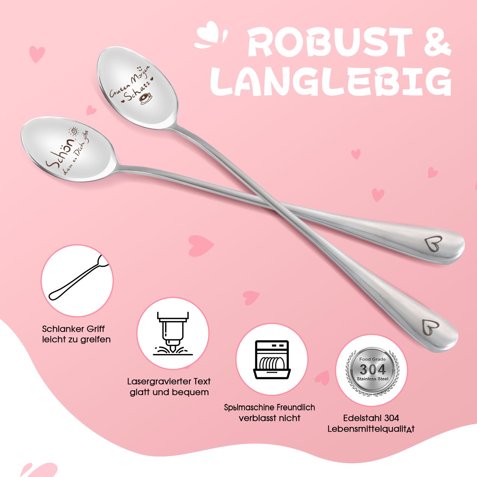 Cucchiaino Caffè I Love You - Oh Yeah Spoon | Regalo Romantico