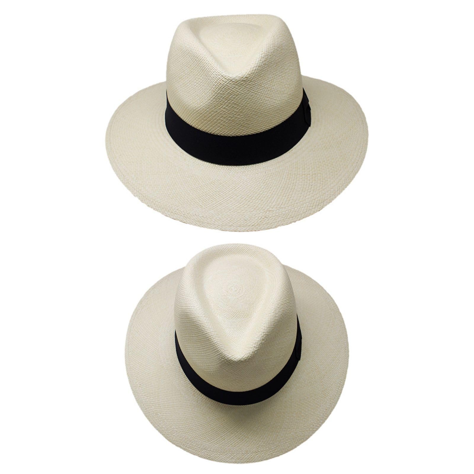 Gamboa Protezione Solare UPF 50+ Cappello Panama per Uomo e Donna Cappello di Paglia Tesa Larga