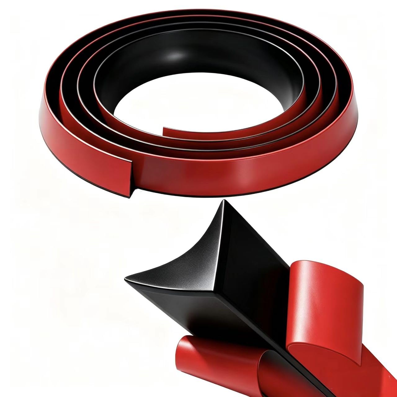 15m Silicone Skirting Board Caulk Strip, Quadrant Trim Coving for Ceilings