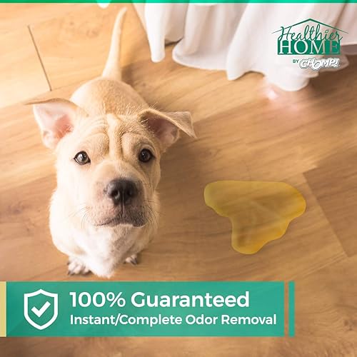 Miniatura 6 de CHOMP! Spray eliminador de olores para mascotas: limpiador de pisos duros y desodorante para el hogar más saludable para olores de orina de perros y