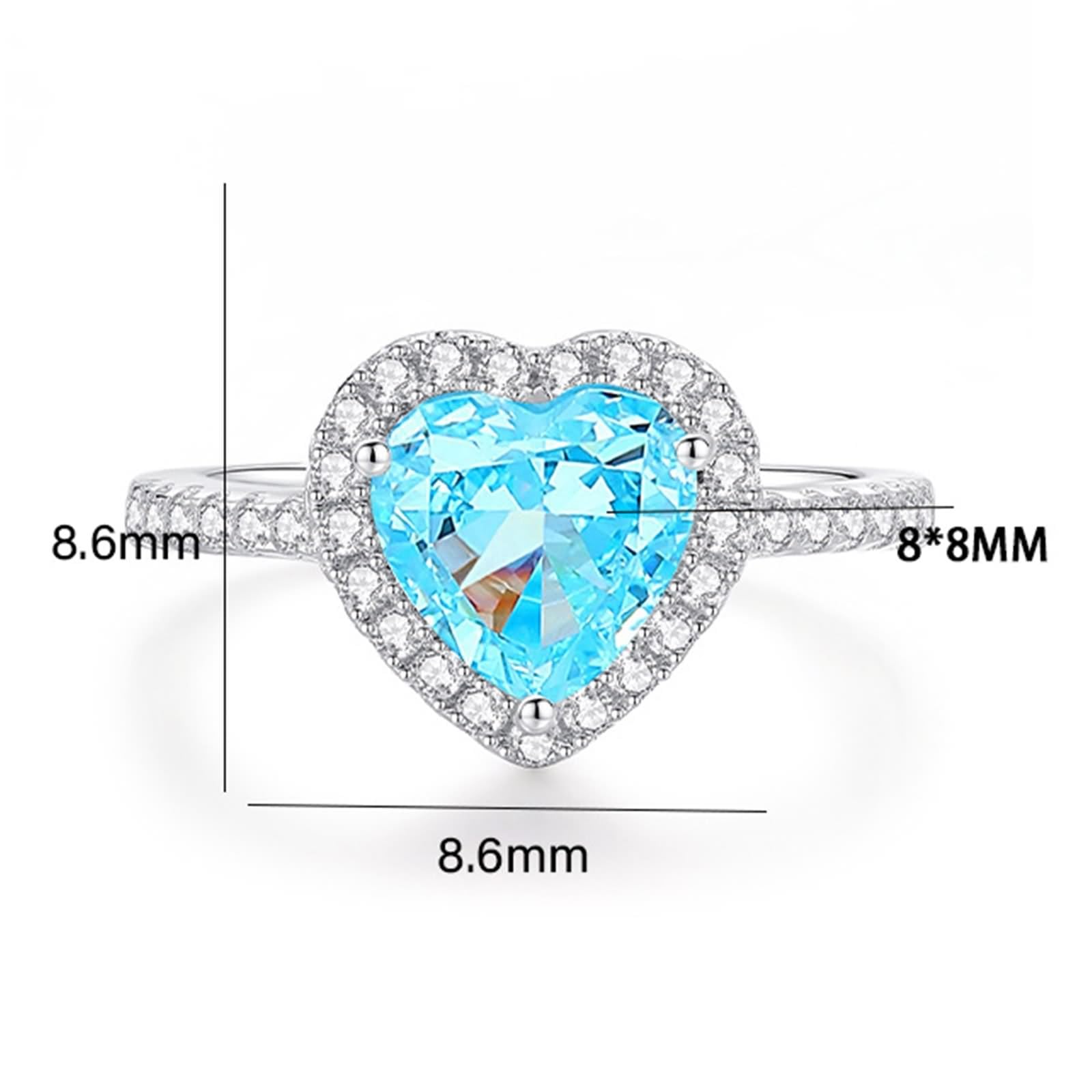 Anillo de joyería para mujer, anillos de compromiso para mujer, corazón de 4 quilates, zafiro Padparadscha creado en laboratorio con moissanita, oro blanco/platino 950