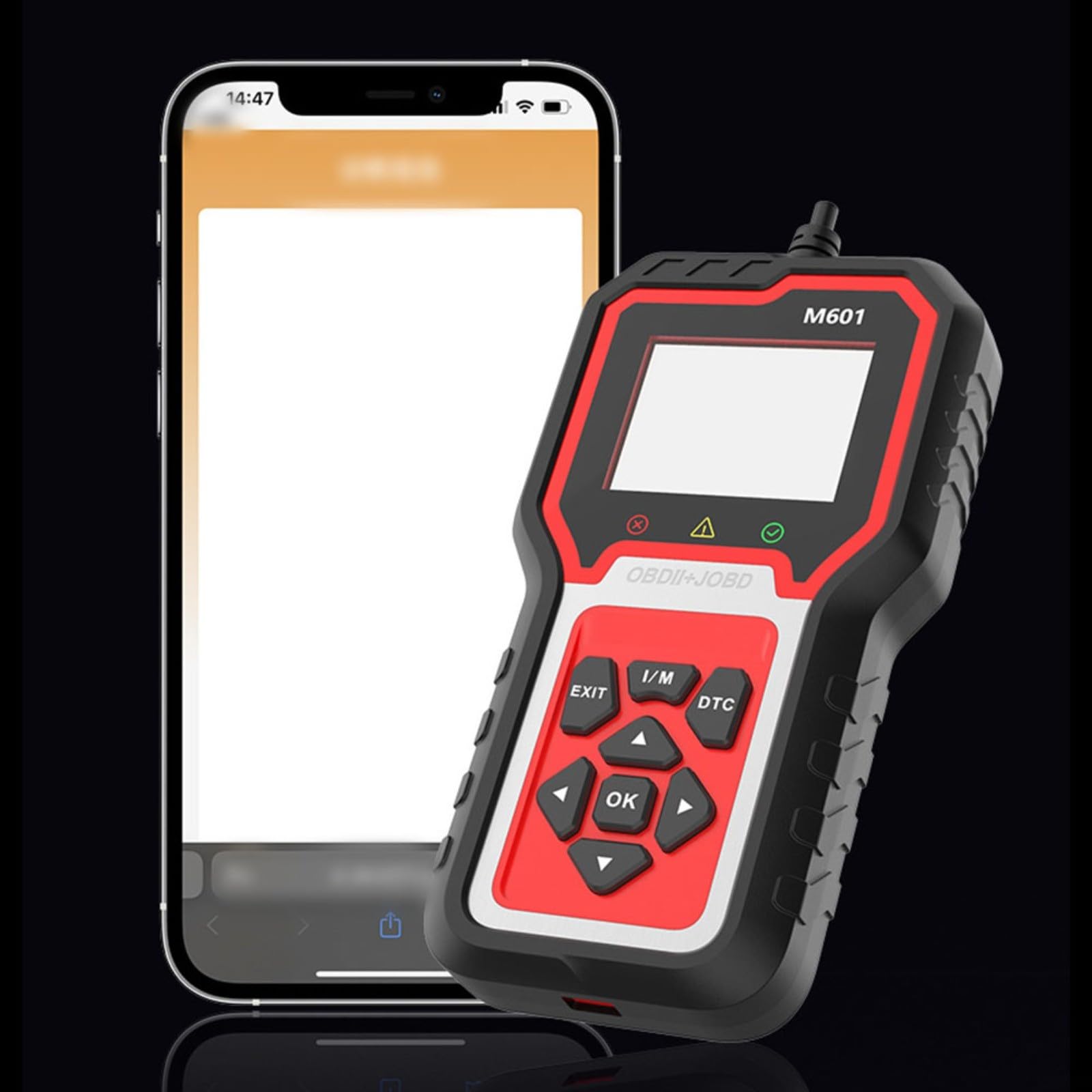 Scanner OBD2 con schermo a colori da 2,8", lettore di codici 9 in 1 per diagnosi del motore, dati in tempo reale e ricerca DTC per auto dal 1996 in poi