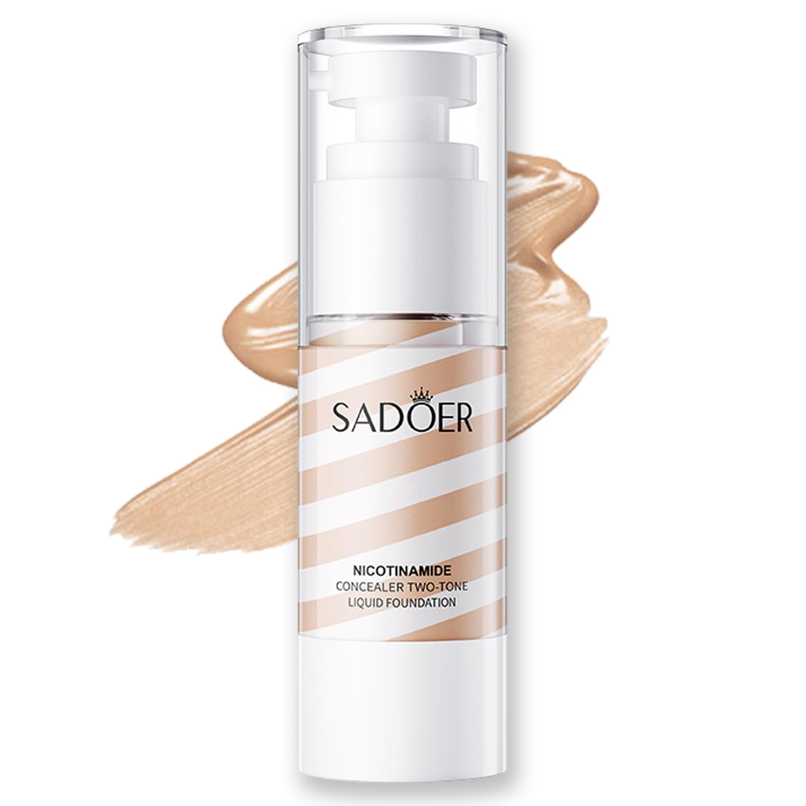 Sponsored Ad – Advanced Radiance Age Defying Liquid Foundation, Full Coverage Foundation Soft Matte Foundation, Makeup Flawless Cream Smooth Long Lasting 24HR Waterproof for All Skin Types