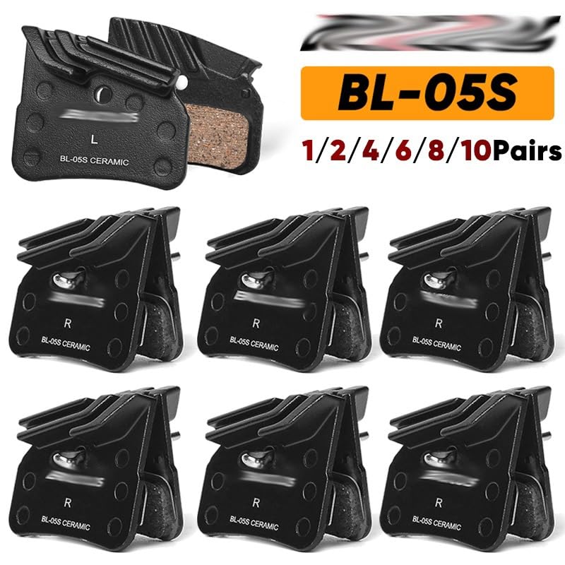 Pastillas de Freno de cerámica Pastilla de Freno de Disco hidráulico Compatible con N03A N04C D02S D03S Pastilla de Freno de Bicicleta Compatible con M7120 M8120 M9120(BL-05S 10Pair)