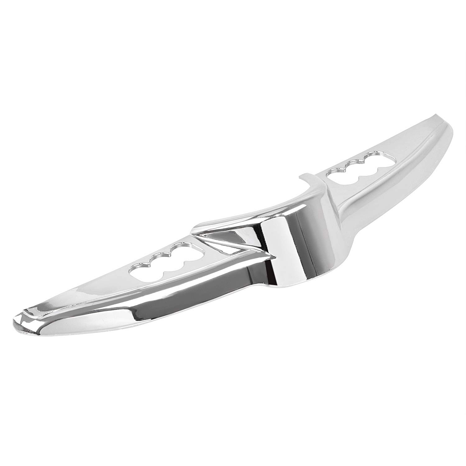 Panneau de commutateur de tableau de bord de moto chromé - Compatible avec Harley Touring Electra Glide Street Glide Tri Glide 2014-2020