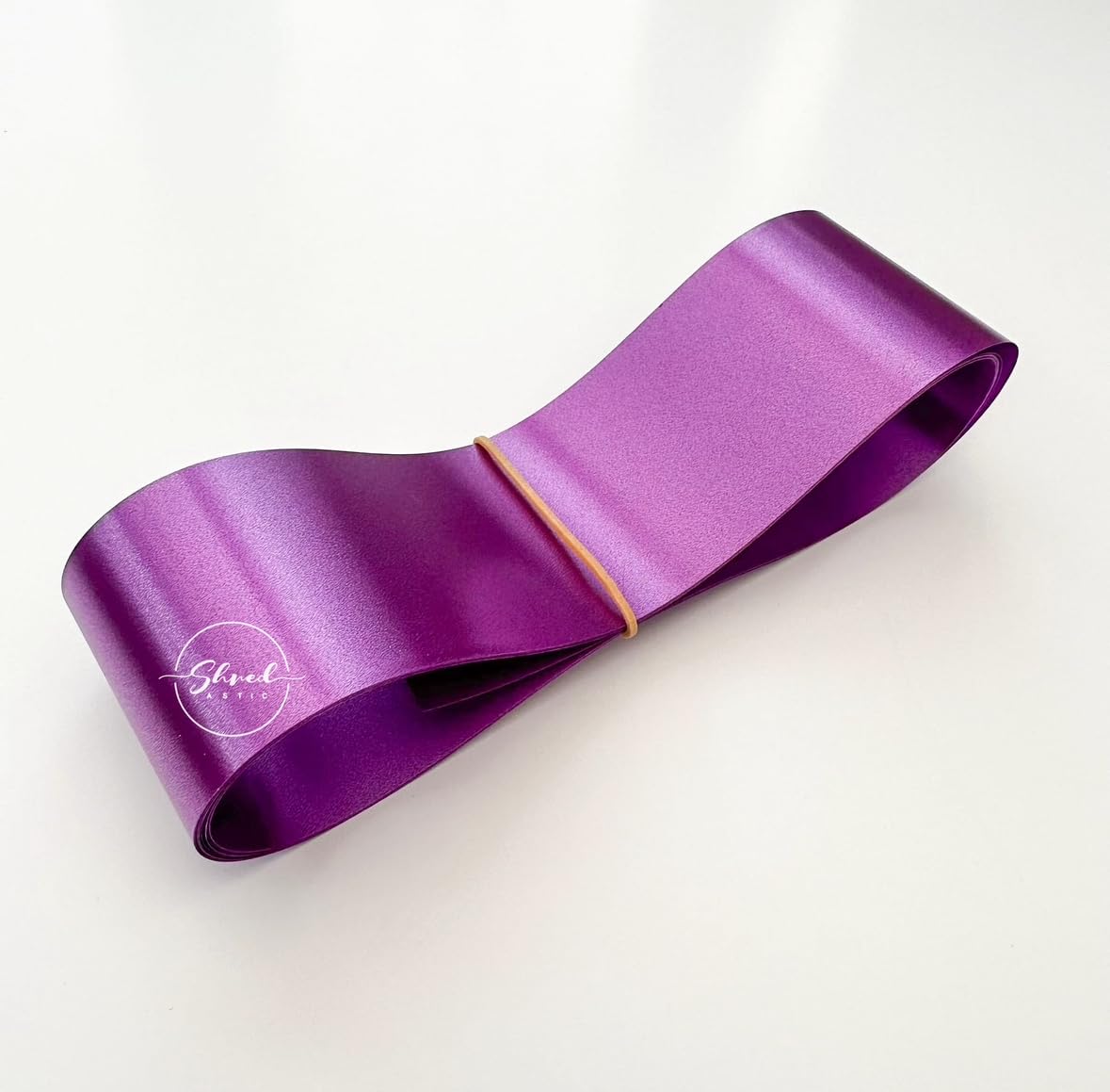 Poly Ribbon 2" Wide Crafts Floristry Wedding Cars Cakes Hampers (Full Roll (90 metres), 17. Plum)