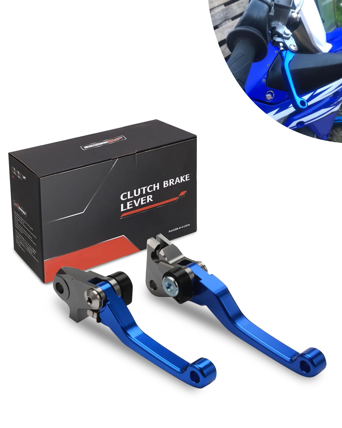 Motorcycle Brake Clutch Lever for YZ125/250 15-25 YZ250F 09-25 YZ125X 17-23 25 YZ250X 16-23 25 YZ426F/450F 09-25 YZ250FX 20-25 YZ450FX 19-25 WR450F 24-25 WR250F 25 Blue