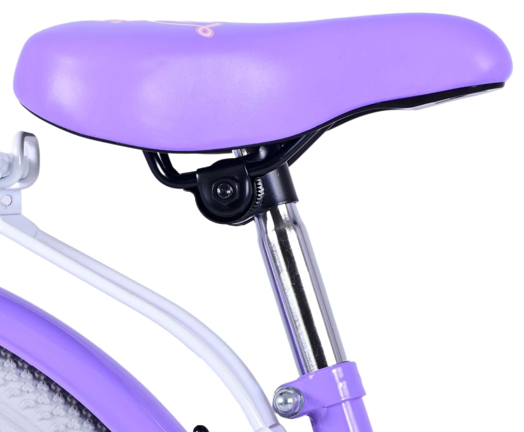 Lovely Fuxia Vélo pour Fille de 6 à 8 Ans 20 Pouces avec Panier et Porte-Bagages