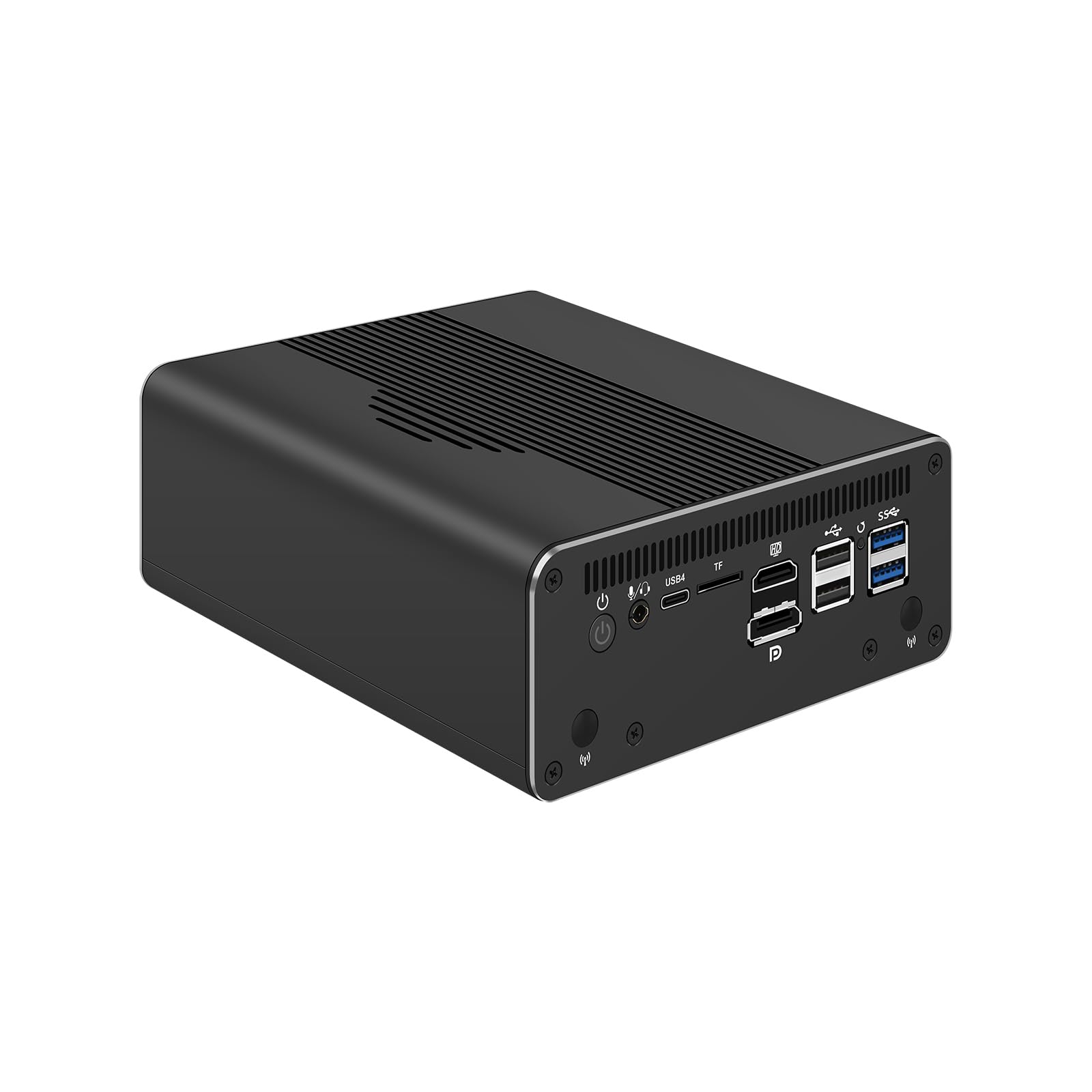 Micro Firewall Appliance, Mini PC, PFSense, Mikrotik, OPNsense, VPN, Router PC, Ultra 5 Processor 125H, RJ69, 8 x 2.5GbE I226-V, Type-C USB4, TF, DP, HDMI, 0 RAM, 0 Storage, Barebone No System