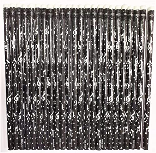 Lápices Zugar Land Musical Note Black and White 24 unidades miniatura 5